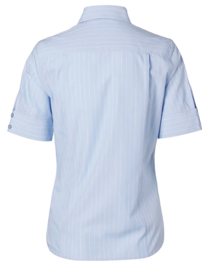 Picture of Winning Spirit, Ladies Pin Stripe S/S Shirt